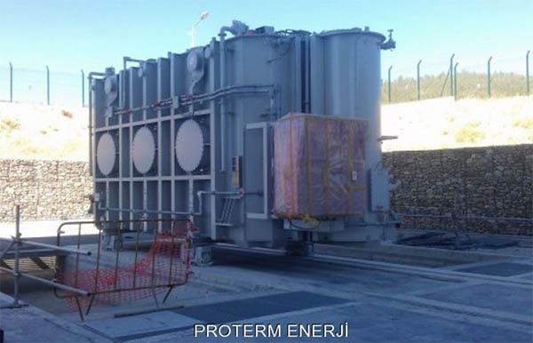 RWE TURCAS Denizli 320MVA Spare Transformer Installation