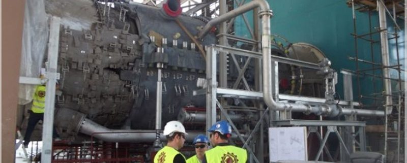 GAS TURBINE AND GENERATOR INSTALLATION