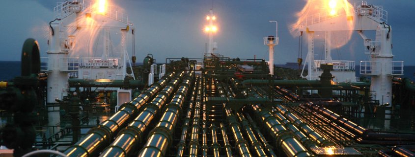 Oil Processing Plant Pipeline in Sakhalin, Russia